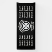 Banderoles Conférence automobile de style rétro (Verticale)