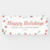 Banderoles Confetti Holiday (Horizontal)