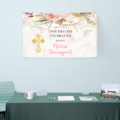 Banderoles Confirmation du papillon de pivoine botanique rust (Salon professionnel)