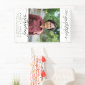 Banderoles Congratations modernes Script de retraite Photo (En situation)