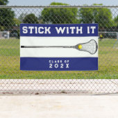 Banderoles Congrats d'équipe de crosse (En situation)