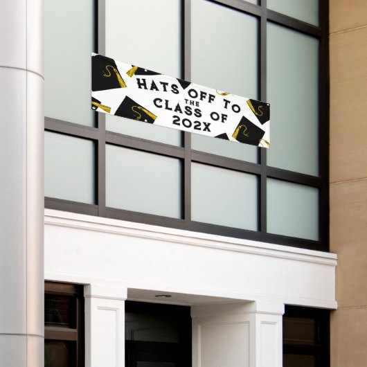 Banderoles Congrats d'études supérieures (Bâtiment extérieur)