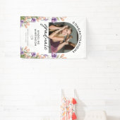 Banderoles Congratulations Graduate Wildflowers Arch Photo (Insitu)