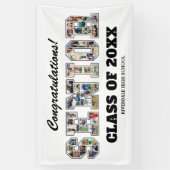 Banderoles Congratulations Senior Graduation Photo Collage (Vertical)