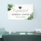 Banderoles Congrès Feuille tropical Grad Grad Grad Party (Salon professionnel)