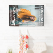 Banderoles Congrès Vertical Moderne - Interdiction de graduat (En situation)