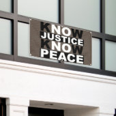 BANDEROLES CONNAÎTRE LA JUSTICE CONNAÎTRE LA PAIX (Bâtiment extérieur)