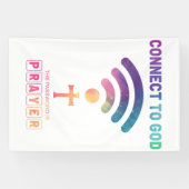 Banderoles Connected by Prayer (Horizontal)