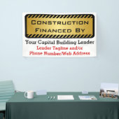 Banderoles Construction Financée Par Le Panneau Emploi Du Dév (Salon professionnel)