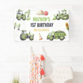 Banderoles Construction Kids 1st Birthday Party (En situation)