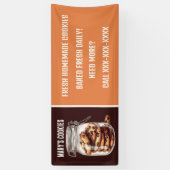 Banderoles Cookies maison frais ajouter des vendeurs de texte (Vertical)