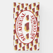 Banderoles Cookoff annuel Barbecue Barbecue sur les côtes de  (Verticale)