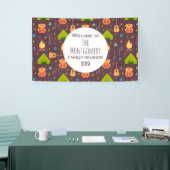 Banderoles Cool Camping Motif Extérieur Famille Réunion (Salon professionnel)