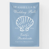 Banderoles Coquillages et Mariage Bells Bachelorette Party (Verticale)
