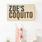 Banderoles Coquito Rustique Moderne (En situation)