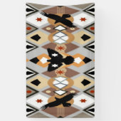 Banderoles Corneille amérindienne (Vertical)