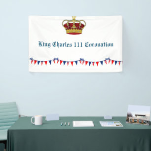 Banderoles Coronation du roi Charles 111