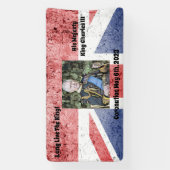 Banderoles Coronation King Charles III modifiable (Verticale)