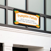 Banderoles Correctif Citrouille personnalisé (Bâtiment extérieur)