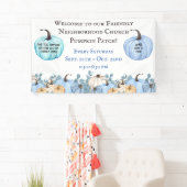 Banderoles Correctif Citrouille Turquoise pour allergie alime (En situation)