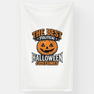 Banderoles Costume de Halloween politique Citrouille Vintage