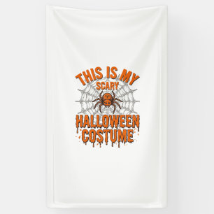 Banderoles Costume d'Halloween effrayant Toile d'araignée Des