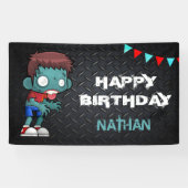 Banderoles Costume d'Halloween garçon Zombie fête d'anniversa (Horizontal)