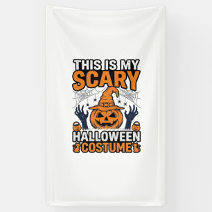 Banderoles Costume Halloween Épouvantable Chapeau de Sorcière