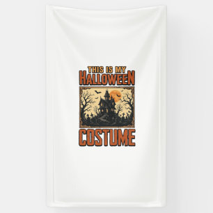 Banderoles Costume Halloween Maison Hantée Vintage T-Shirt De