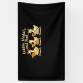 Banderoles Cosy Automne Saison Oie Gobble Waddle Honk Cute Co (Vertical)