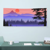 Banderoles Coucher de soleil panoramique (Salon professionnel)