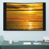 Banderoles Coucher de soleil paradisiaque (Salon professionnel)
