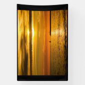 Banderoles Coucher de soleil paradisiaque (Verticale)