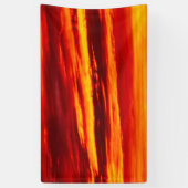 Banderoles Coucher de soleil rouge (Vertical)