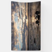 Banderoles Coucher de soleil sur la plage (Vertical)