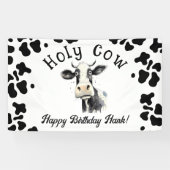 Banderoles Couleur d'eau Saint-Vache 1er anniversaire (Horizontal)