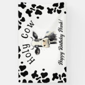 Banderoles Couleur d'eau Saint-Vache 1er anniversaire (Vertical)