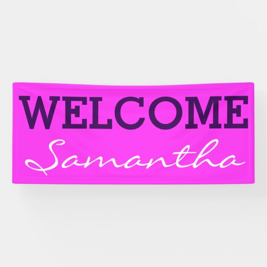 Banderoles Couleur et mots + vos idées (Horizontal)