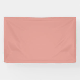 Banderoles Couleur rose flamant pastel simple
