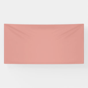 Banderoles Couleur rose flamant simple pastel