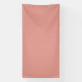 Banderoles Couleur rose flamant simple pastel (Verticale)