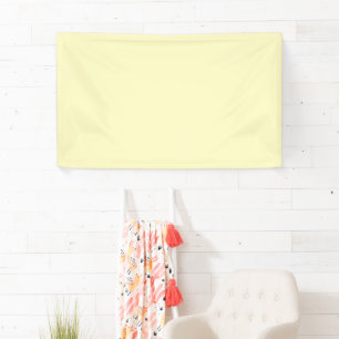 Banderoles Couleur solide de chiffon citron