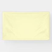 Banderoles Couleur solide de chiffon citron (Horizontal)