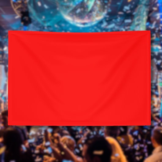 Banderoles Couleur solide rouge | Classique | Élégant | tenda