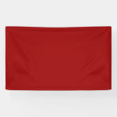 Banderoles Couleur solide rouge Crimson (Horizontal)