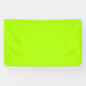 Banderoles Couleur solide vert fluorescent (Horizontal)