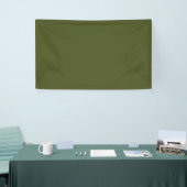 Banderoles Couleur solide verte de l'Armée (Salon professionnel)