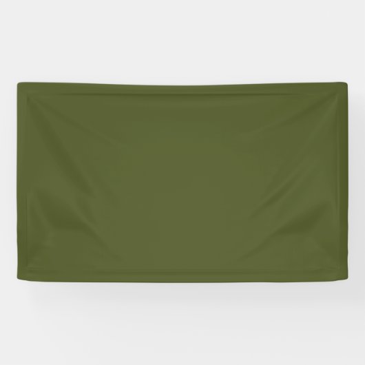 Banderoles Couleur solide verte de l'Armée (Horizontal)