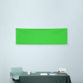 Banderoles couleur vert citron (Salon professionnel)