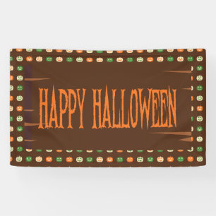 Banderoles Couleurs d'automne Motif Citrouille Halloween
